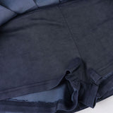 Completo gonna a pieghe a vita bassa con fascia in maglia tinta unita