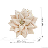 Bracciale tote champagne floreale