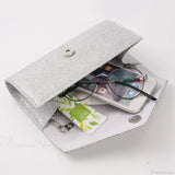 Borsa a tracolla da sera con busta glitterata, per la festa della donna, per matrimonio