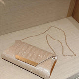 Pochette da polso con glitter per feste