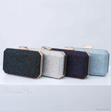 Pochette da polso in PU di lusso giallo dorato