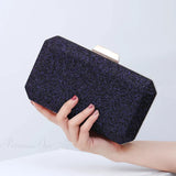 Pochette da polso in PU di lusso giallo dorato