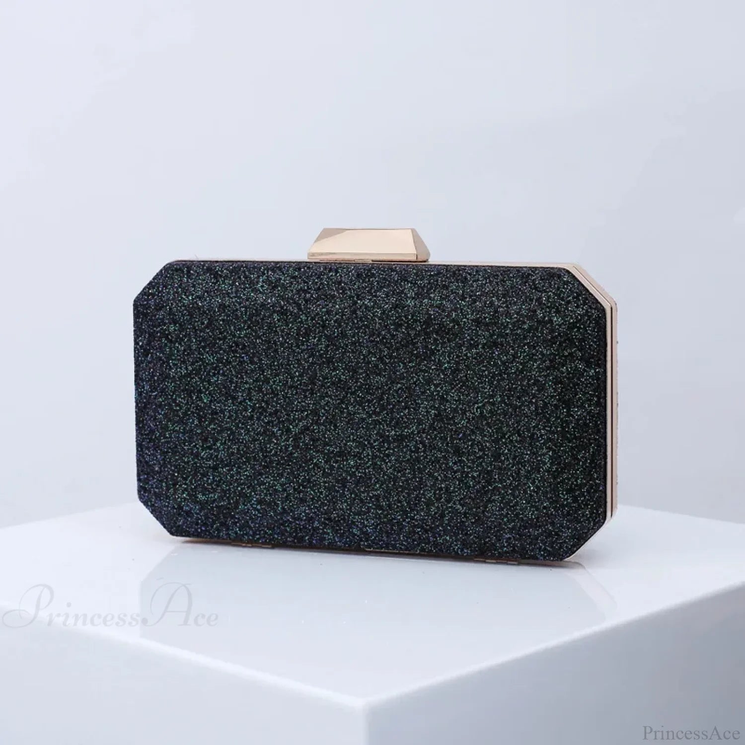 Pochette da polso in PU di lusso giallo dorato