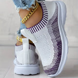 Sneakers da donna – Comode slip-on – Rete traspirante – Soletta imbottita casual