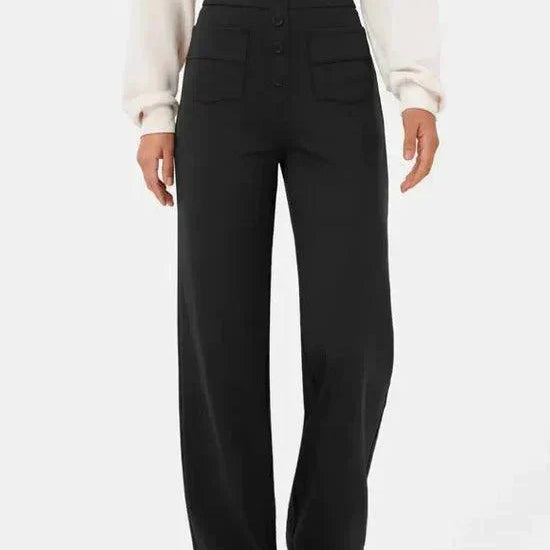 Pantaloni eleganti a vita alta - Comfort elastico e stile moderno