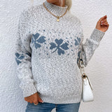 Maglione da donna – Lana morbida – Vestibilità rilassata – Collo alto – Maniche lunghe a coste