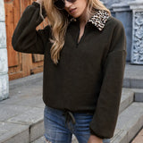 Felpa da donna – Morbido pile – Vestibilità comoda – Collo in pelliccia sintetica – Cerniera frontale