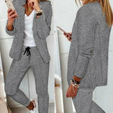 Blazer da donna – Taglio aderente – Tessuto leggero e liscio – Stile professionale chic