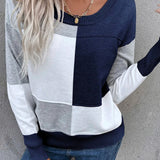 Felpa da donna - Cotone - Vestibilità comoda - Girocollo a coste