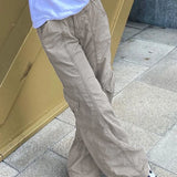 Jeans larghi grunge Y2K a vita bassa