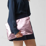 Pochette da polso da giorno in pelle PU di lusso firmata