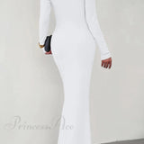 Abito a sirena con spalle scoperte