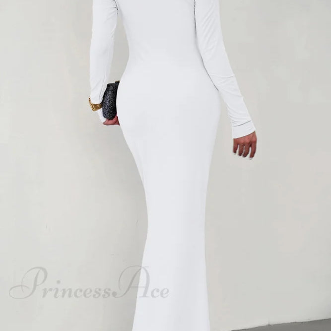 Abito a sirena con spalle scoperte