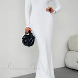 Abito a sirena con spalle scoperte