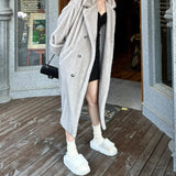 Cappotto invernale oversize in finto visone