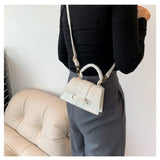 Borsa a tracolla mini in pelle PU, borsa da donna firmata