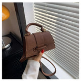 Borsa a tracolla mini in pelle PU, borsa da donna firmata