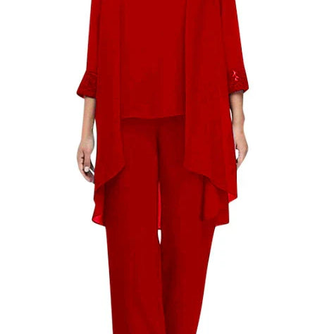 Ellie - Elegante completo in cotone composto da tre pezzi