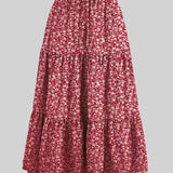 Elegante gonna lunga floreale da donna – Stile fluido e femminile