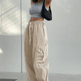 Pantaloni cargo con tasche rilassate