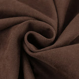 Gonna lunga a vita alta in pelle scamosciata marrone retrò