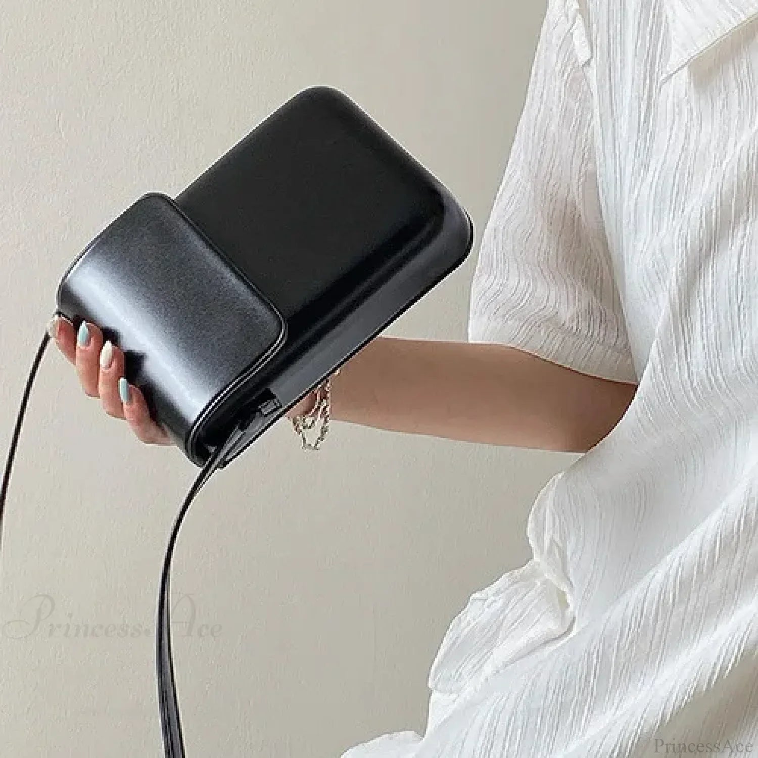 Borsa a tracolla quadrata mini retrò da donna