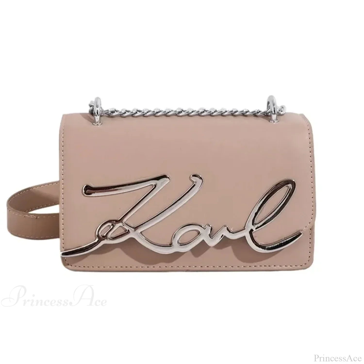 Borsa a tracolla quadrata con cerniera retrò