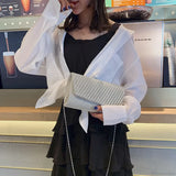 Pochette da polso con paillettes per feste di matrimonio