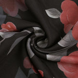 Mini abito aderente sexy in tulle floreale