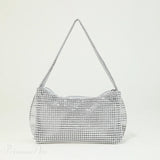 Borsa da sera con fiocco di strass lucido