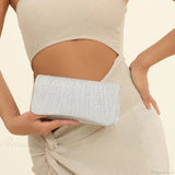 Borsa a tracolla da sera per matrimonio lucida