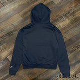 Felpa con cappuccio reversibile a quadri in stile street