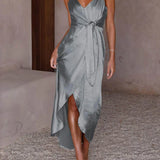 Abiti midi alla francese eleganti, unici e affascinanti con spalline