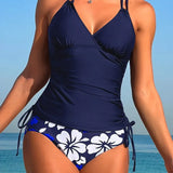 Tankini brasiliano da spiaggia, set due pezzi