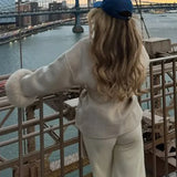 Cappotto doppiopetto con risvolto in lana spessa