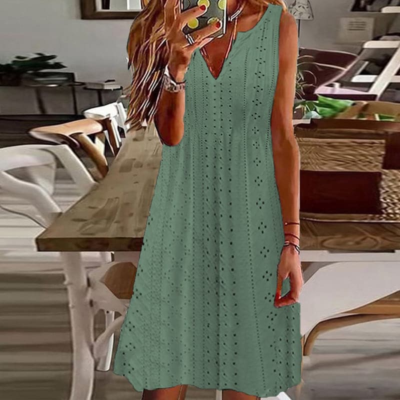 Sophie - Elegante abito estivo con ricami in pizzo