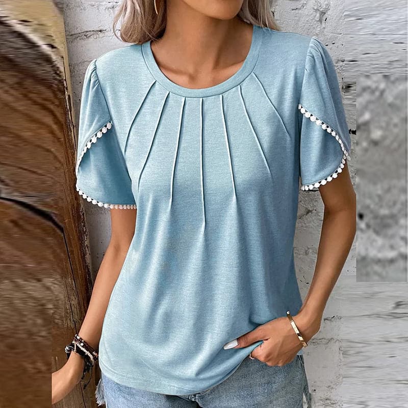 Jenny - Elegante camicetta firmata in morbido cotone