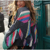 Giacca da donna in stile bohémien vintage comoda e accattivante