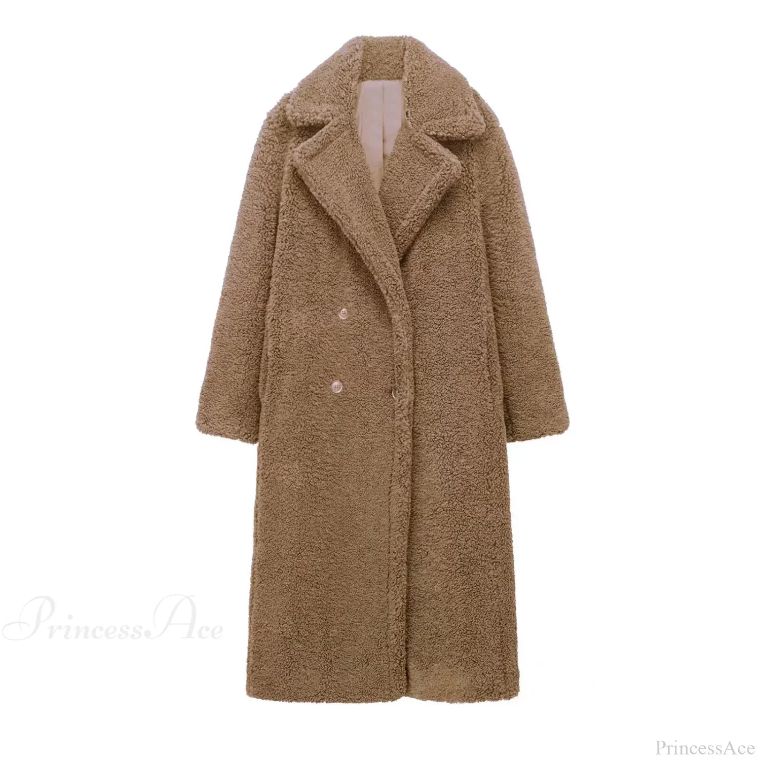 Cappotto doppiopetto in misto lana vintage