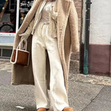 Cappotto doppiopetto in misto lana vintage