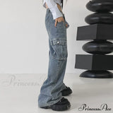 Pantaloni dritti a vita alta e gamba larga