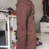 Jeans larghi a vita alta e gamba dritta da donna