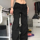 Jeans larghi a vita alta e gamba dritta da donna