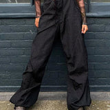 Pantaloni casual da donna con coulisse y2k