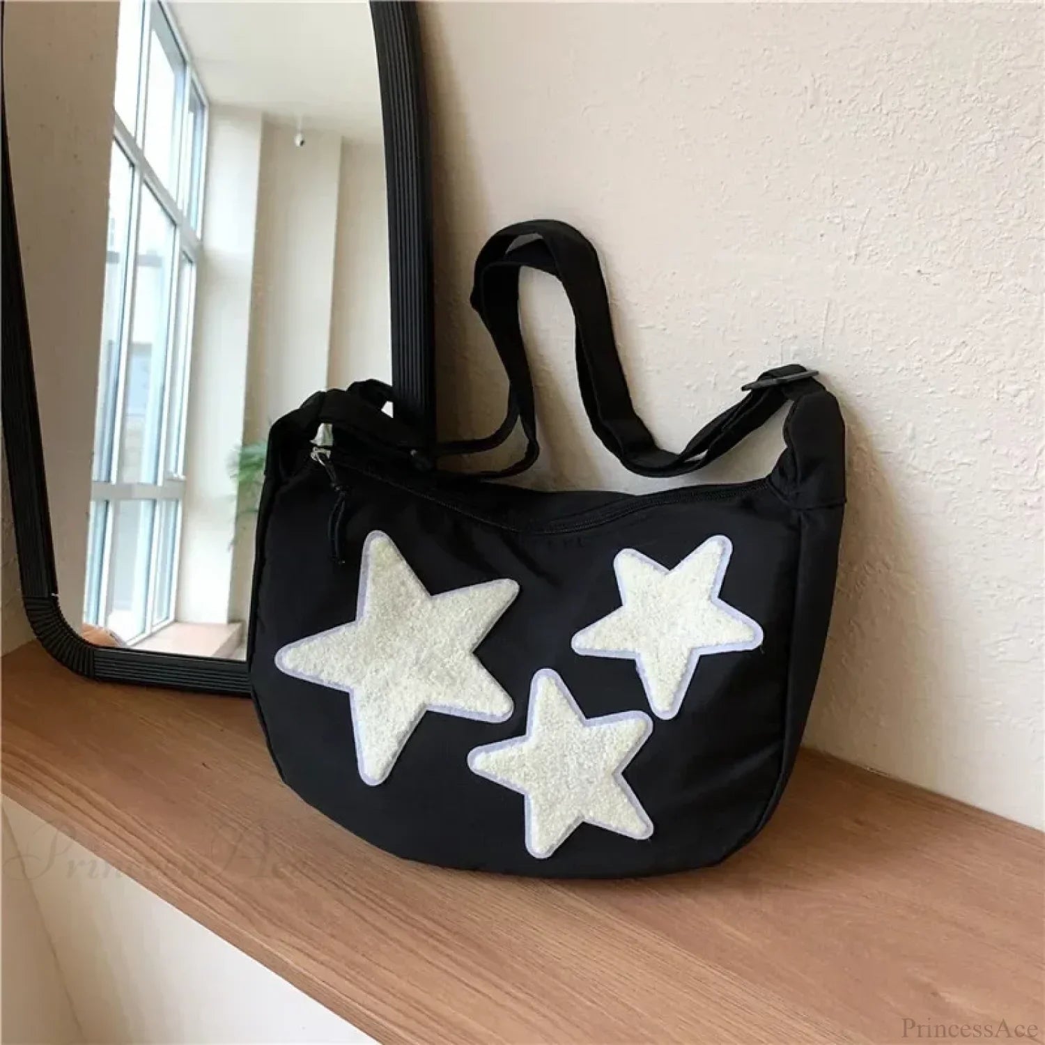 Borsa a tracolla in tela Y2K