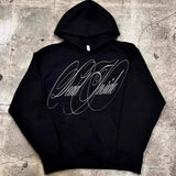 Felpa con cappuccio con stampa vintage Y2K Gothic Street