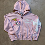 Felpa con cappuccio casual da strada con stampa di lettere Y2K