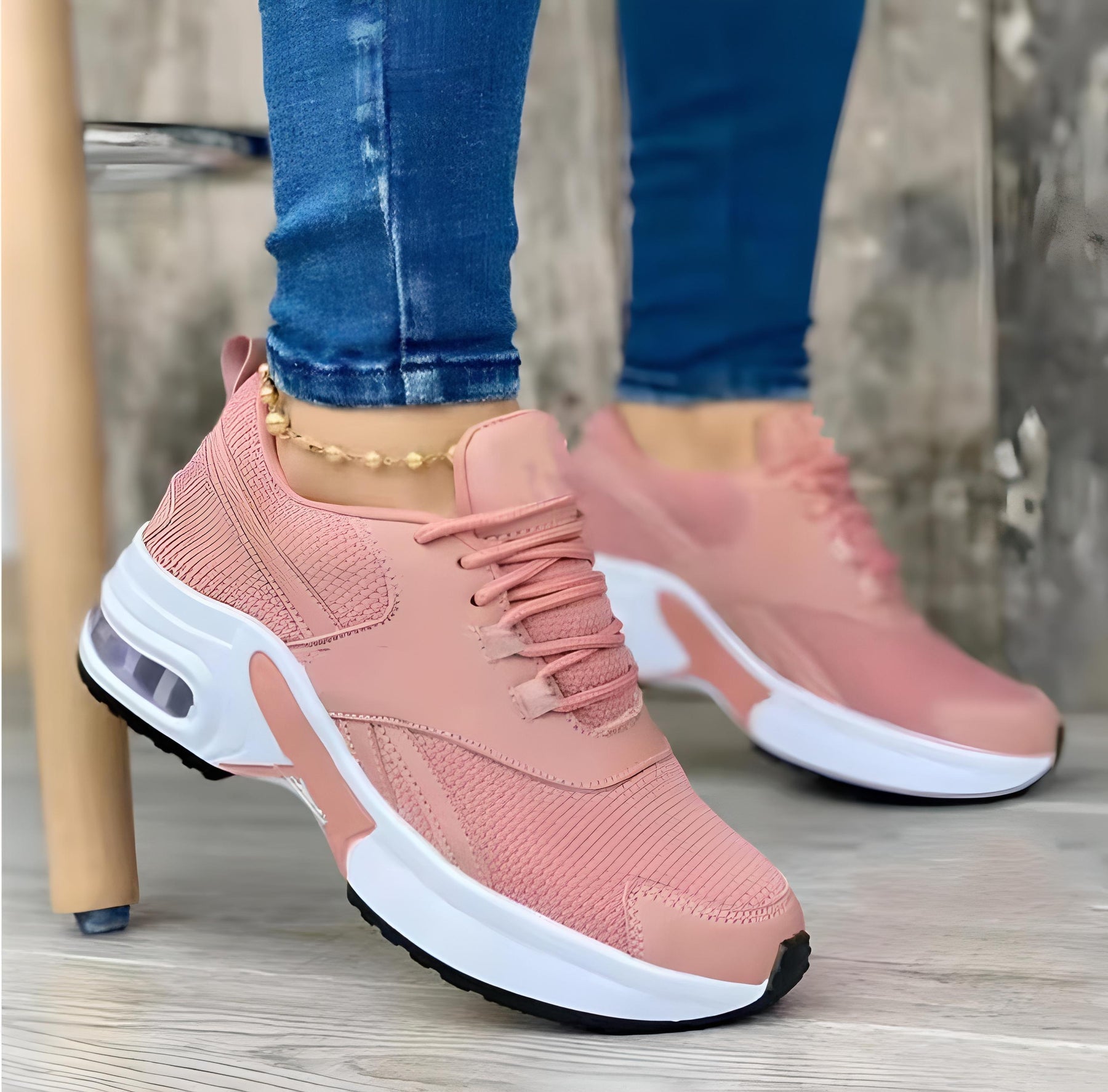 Sneakers da donna – Vestibilità ergonomica – Suola ammortizzata – Tessuto traspirante – Profilo basso